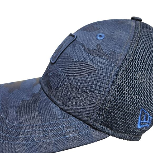 New Era Scottsdale PGA Blue Camouflage Golf Hat Double Mesh Hook‎ Loop Strap - Picture 2 of 11